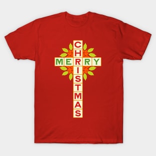 Merry Christmas Crossword Clue T-Shirt